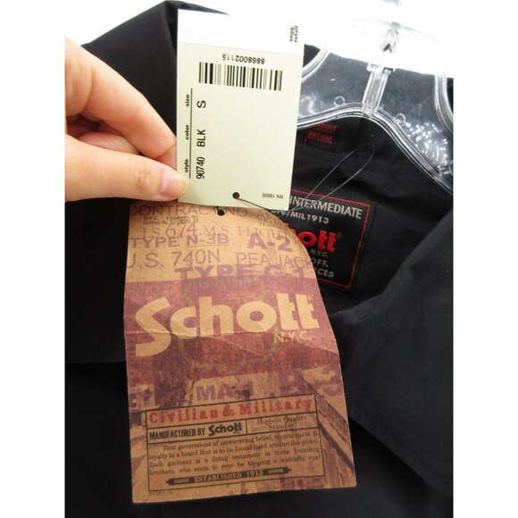 Schott NYC Jacket Small US Armed Forces Military Rain Coat Utility NEW - Picture 9 of 11